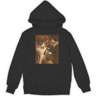 Tattoo Cat Meme Inked Kitty Humor For Cat Lovers Hoodie | Seseable UK