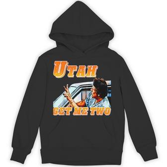 Utah Get Me Two Vintage Quote Graphic Hoodie - Thegiftio UK