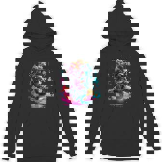 Futuristic Avant Garde Art Dive Into Vaporwave Unisex Hoodie | Mazezy