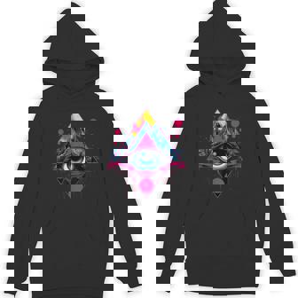 Futuristic Avant Garde Vaporwave Artistry Vision Unisex Hoodie | Mazezy