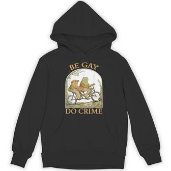 Be Gay Do Crime Frog And The Toad Lgbtq Gay Pride Hoodie - Thegiftio UK