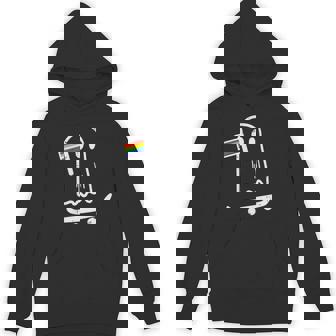 Gay Ghost Skateboard Rainbow Flag Lgbt Pride Skate Women Hoodie - Thegiftio