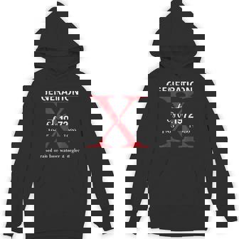 Generation X Est 1972 Raised On Hose Water And Neglect Hoodie | Seseable UK