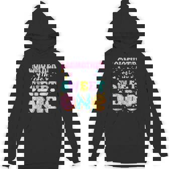 Godmother Of The Sweet One 1St Birthday Donut Bday Party Hoodie | Mazezy