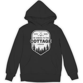 Going To The Cottage Hockey 2026 Couples Romantic Hoodie - Thegiftio UK