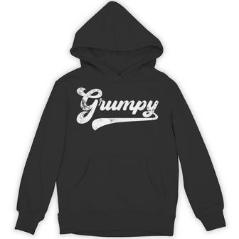 Grumpy Vintage Retro Father's Day For Grumpy Grandpa Hoodie - Thegiftio UK