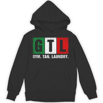 Gtl Gym Tan Laundry Italian Flag Hoodie - Thegiftio UK