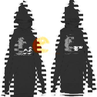 Halloween Pumpkin Eating Ghosts Spooky Costume Hoodie - Monsterry