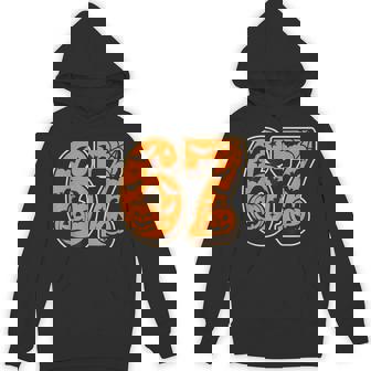 Halloween Six Seven Meme 6 7 Pumpkin Ghost Spooky Costume Hoodie - Monsterry