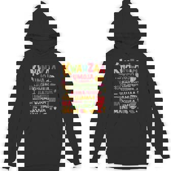Happy Kwanza Seven Principles Nguzo Saba African American Hoodie - Monsterry