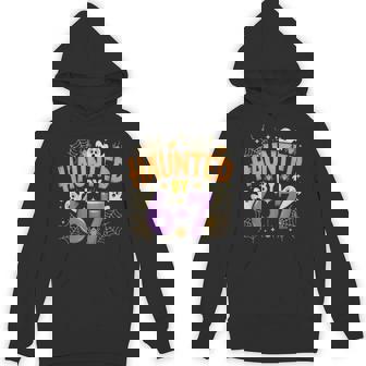 Haunted By 6-7 Halloween Ghosts And Spiders Hoodie | Mazezy