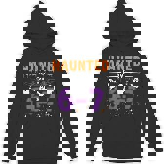 Haunted By 67 Haunted By 6-7 6 7 Halloween Hoodie | Mazezy