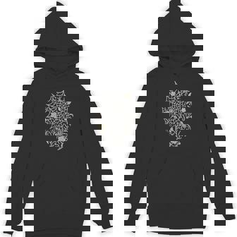 Haunted Spiderweb Gothic Halloween Unisex Hoodie | Mazezy