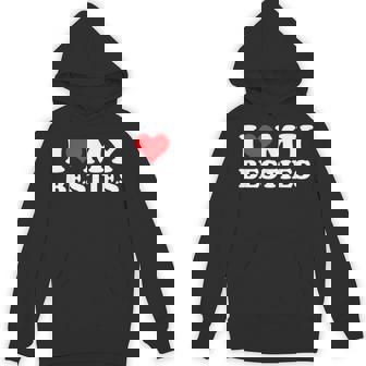 I Heart My Best Friend Matching Bestie Squad Bff Hoodie - Monsterry