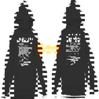 He's My Boo Skeleton Couples Matching Halloween Couple Hoodie | Mazezy