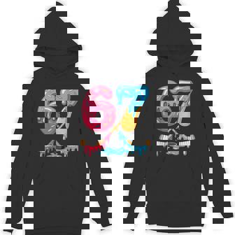 Hockey Six Seven Ice Cream Drip Hoodie - Monsterry