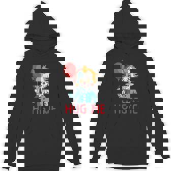 Horror Clown Creepy Halloween Costume Scary Hug Me Clown Hoodie - Thegiftio