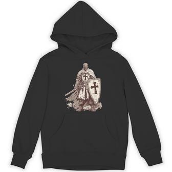 Hospitaller Knight Crusader Templar Medieval Hoodie - Thegiftio UK