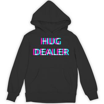 Hug Dealer Techno Edm Music Festival Raver Dance Rave Hoodie - Thegiftio UK