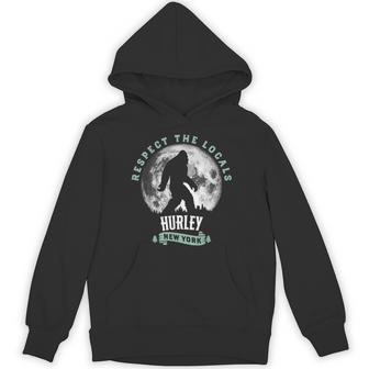 Hurley New York Respect The Locals Bigfoot Night Stroll Hoodie - Thegiftio UK