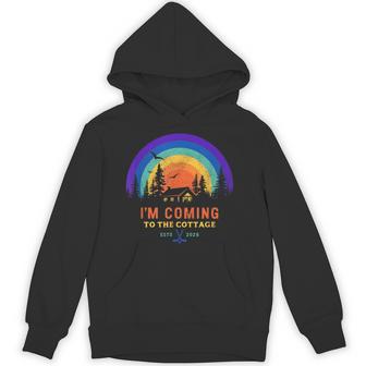 I'm Coming To The Cottage Lgbtq Colors Vintage Hoodie - Thegiftio UK