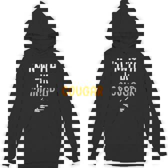 I'm With The Cougar Costume Halloween Matching Couple Hoodie - Thegiftio