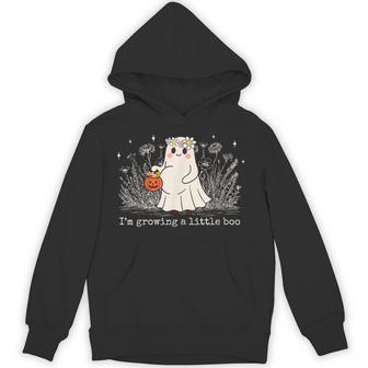 I'm Growing A Little Boo Halloween Pregnancy Announcement Hoodie - Thegiftio