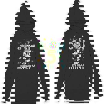 It's My 5Th Birthday Glowing 80S 5 Year Old Hoodie | Mazezy