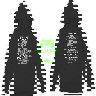 It's Skill Not Luck Lucky Gamer St Patrick Day Boys Hoodie | Seseable UK