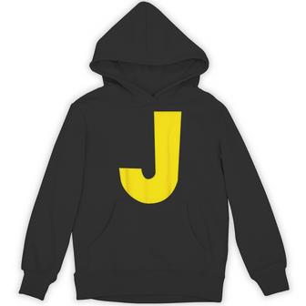 J Letter Chipmunk Group Matching Halloween Letter J Hoodie - Thegiftio UK