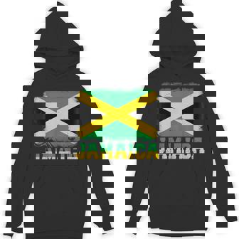 Jamaican Flag Vintage Jamaica Souvenir Love Travel Vacation Hoodie | Mazezy