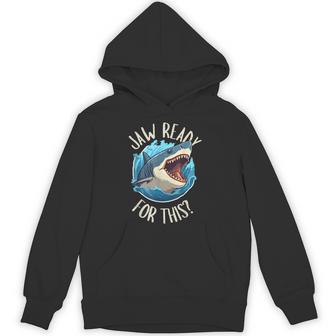 Jaw Ready For This Shark Lover Ocean Summer Beach Hoodie | Mazezy