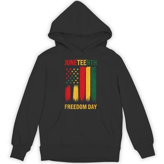 Junenth Freedom Day 1865 African American Pride Flag Hoodie - Thegiftio