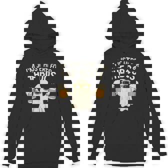 Im Just Here For The Boos Halloween Ghost Hoodie | Mazezy