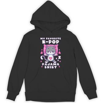 K-Pop Music Sleeping Cat K-Pop Pajamas Hoodie - Thegiftio UK