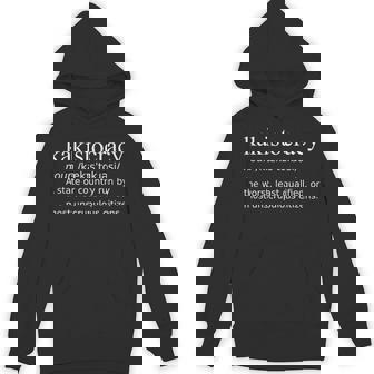 Kakistocracy Definition Country Run By Worst Citizens Unisex Hoodie | Mazezy