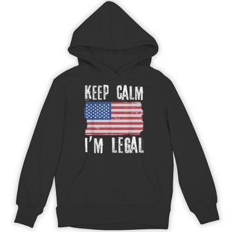 Keep Calm I'm Legal Citizenship Usa Citizen Hoodie - Thegiftio UK