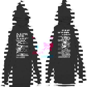 Keeper Of The Gender Burnouts Or Bows Gender Reveal Party Hoodie - Seseable