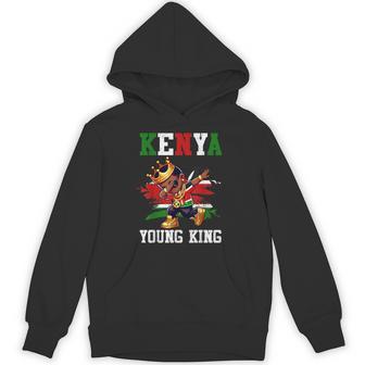 Kenya Young King Kenyan Boy African Proud Kenyan Flag Hoodie - Thegiftio UK