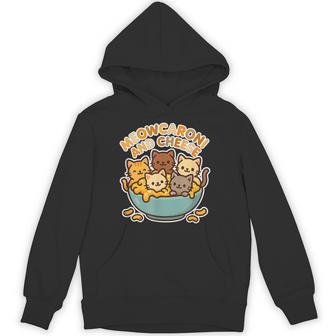 Kitty Kitten Meow-Caroni Mac And Cheese Cat Pun Hoodie - Monsterry