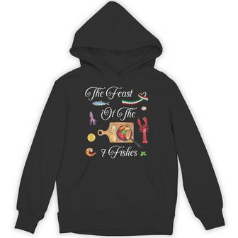 La Vigilia Italian Christmas The Feast Of The Seven Fishes Hoodie | Mazezy