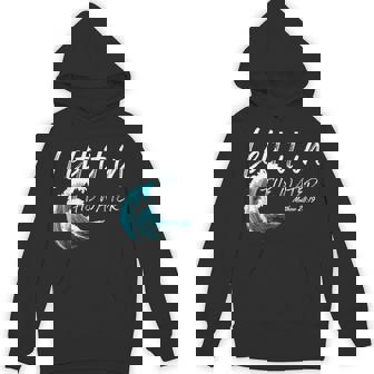 Left It In The Water Baptism Water Splash White Lettering Hoodie | Mazezy