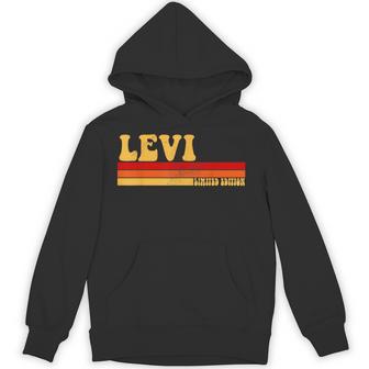 Levi Name Personalized Idea Retro Vintage Levi Hoodie - Thegiftio UK