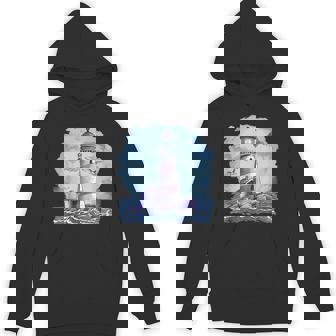 Lighthouse Seaside House Sailing Sea Beach Light House Hoodie - Monsterry