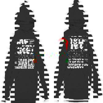 Most Likely To Build An Epic Gingerbread House Christmas Hoodie - Thegiftio