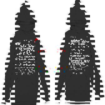 Most Likely To Play Video Games On Christmas Matching Family Hoodie | Mazezy