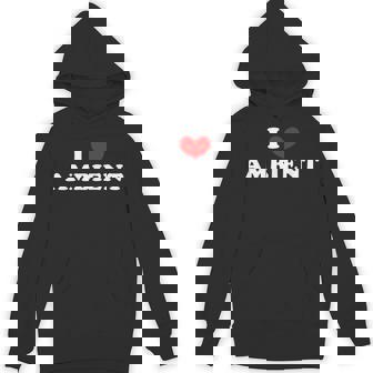 I Love Ambient I Heart Ambient Unisex Hoodie | Mazezy