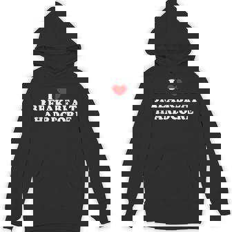 I Love Breakbeat Hardcore I Heart Breakbeat Hardcore Tank Top Unisex Hoodie | Mazezy