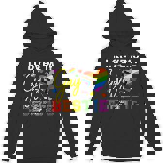 I Love My Gay Bestie Lgbt Pride Best Friend Hoodie - Thegiftio