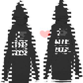 I Love Indie Rock I Heart Indie Rock Unisex Hoodie | Mazezy